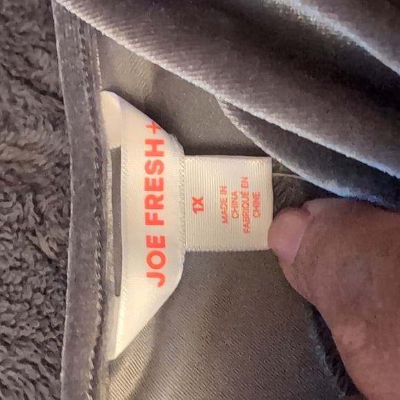 Joe Fresh| NWT Silver Velour Bikini Strap Tank Top Polyester Blend - Picture 8 of 13